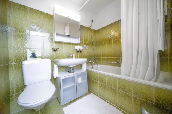 Luzern Badezimmer des Serviced Apartment