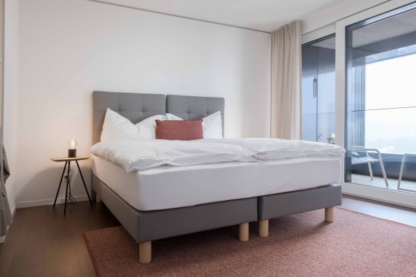 Schlafzimmer Business Apartment Zürich