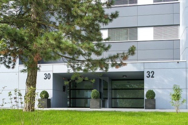 Gebäude Serviced Apartment Zug